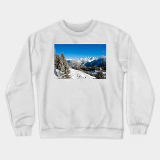 Courchevel 1850 3 Valleys French Alps France Crewneck Sweatshirt